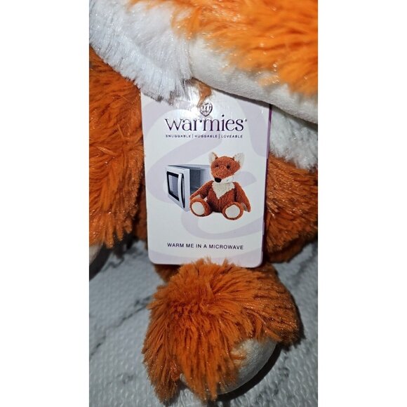 NWT Warmies Orange Fox Microwavable Soother Relaxer Baby Boy Girl 14” - Picture 5 of 6